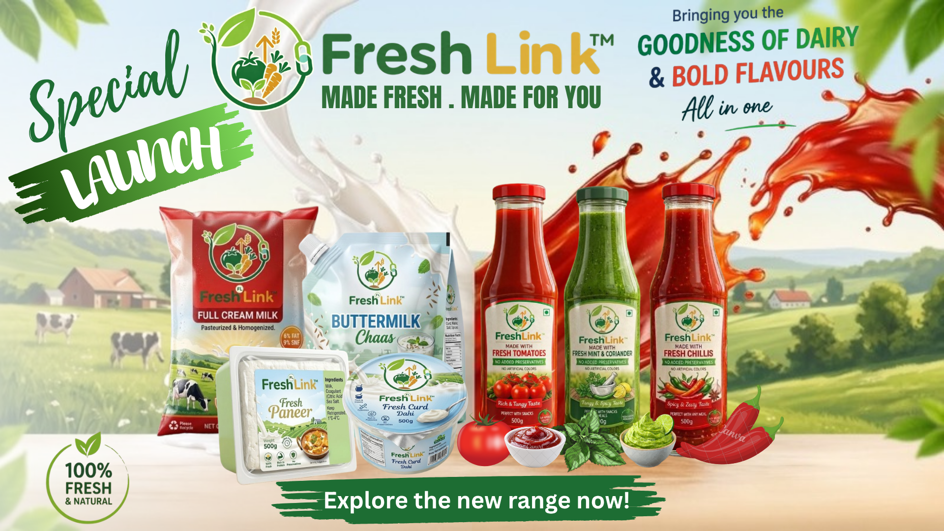 Fresh Sauces and Dairy Products